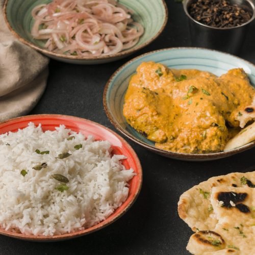 indian-food-arrangement-high-angle
